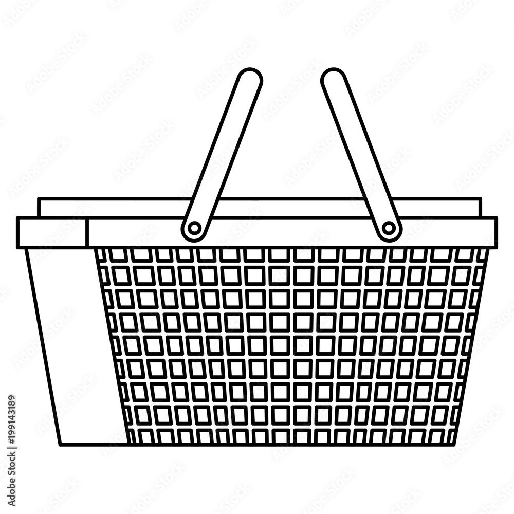 picnic basket empty isolated icon vector illustration design picnic basket empty isolated icon vector illustration design