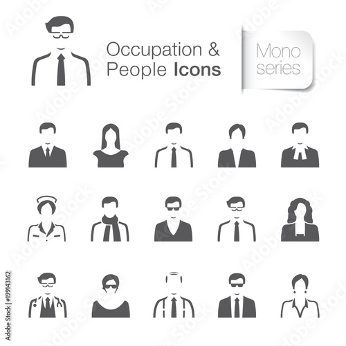 Occupation & people icons