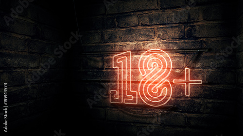 Fotografija Adults Only neon sign