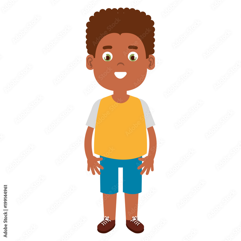 happy little boy character vector illustration design happy little boy character vector illustration design