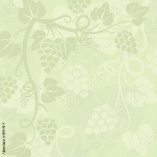 plant background with grapevine