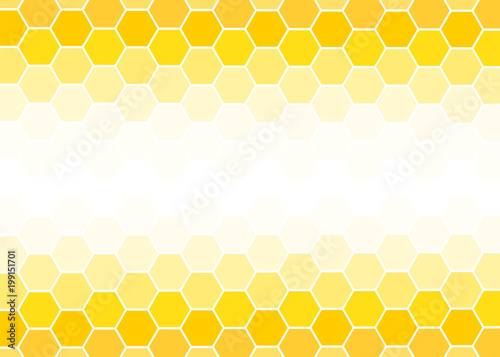 Yellow Hexagon abstract background vector design illustration