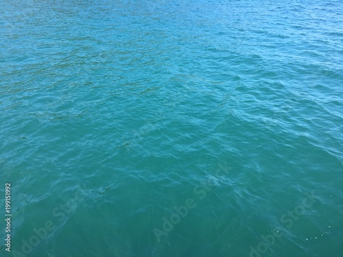 Sea water surface