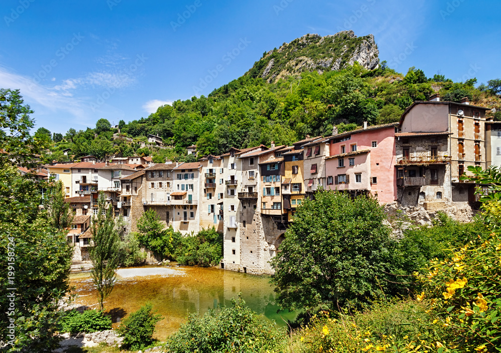 Pont-en-Royans is a charming and picturesque village in Vercors Regional Nature Park, France.