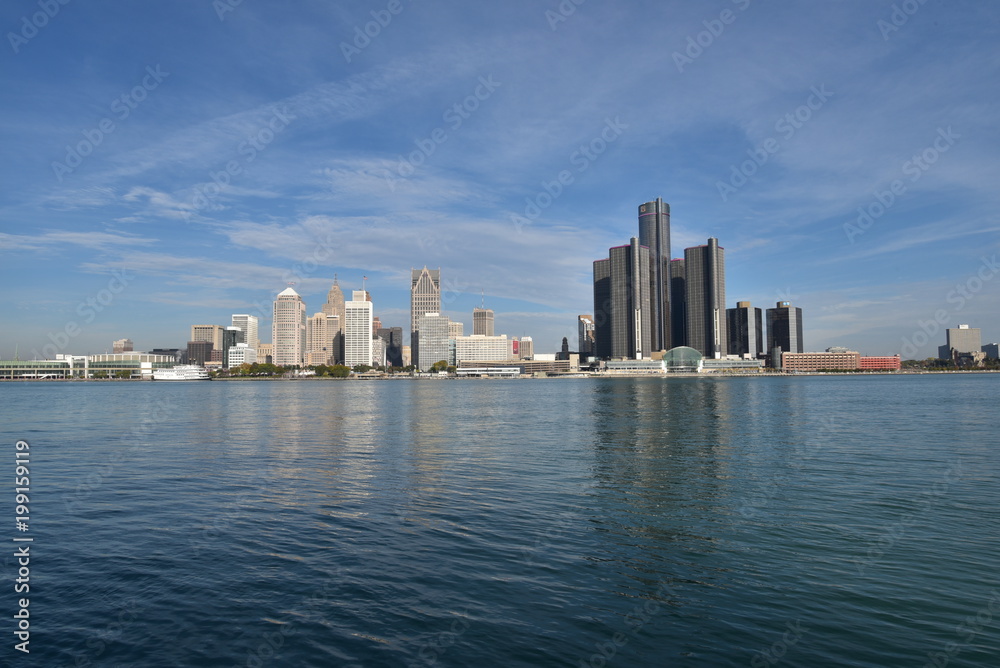 Fototapeta premium Detroit Skyline