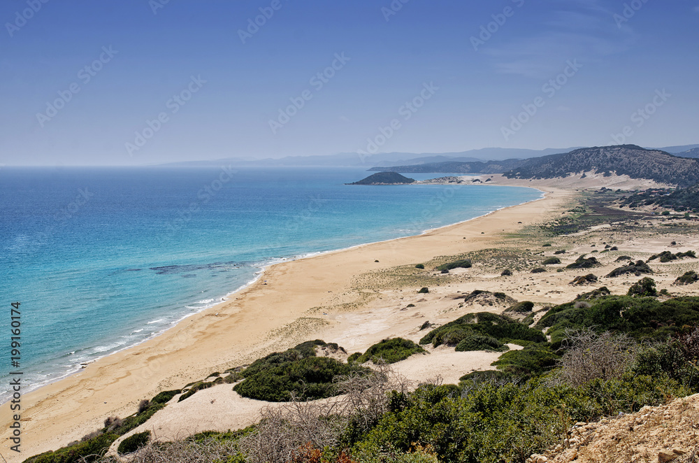 Golden Beach the best beach of Cyprus, Karpas Peninsula, Cyprus