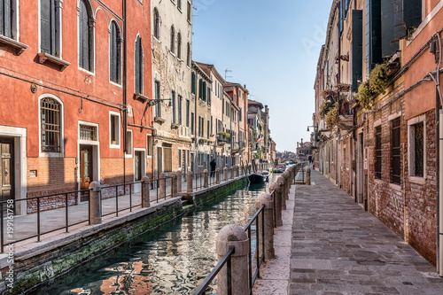 Colorful canal in the Dorsoduro region of Venice © gb27photo