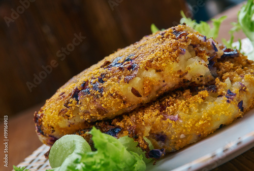 Potato Red Cabbage Tikki photo