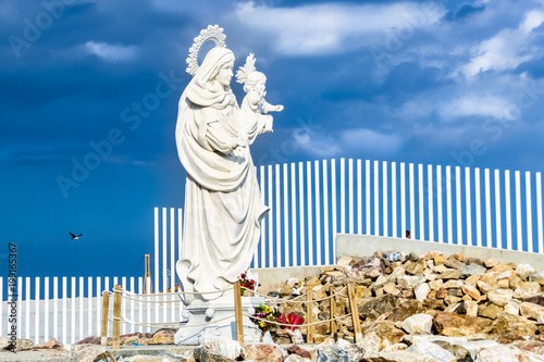 Virgen del Carmen, Schutzpatronin der Fischer, in Puerto de Garrucha