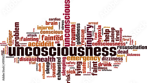 Unconsciousness  word cloud