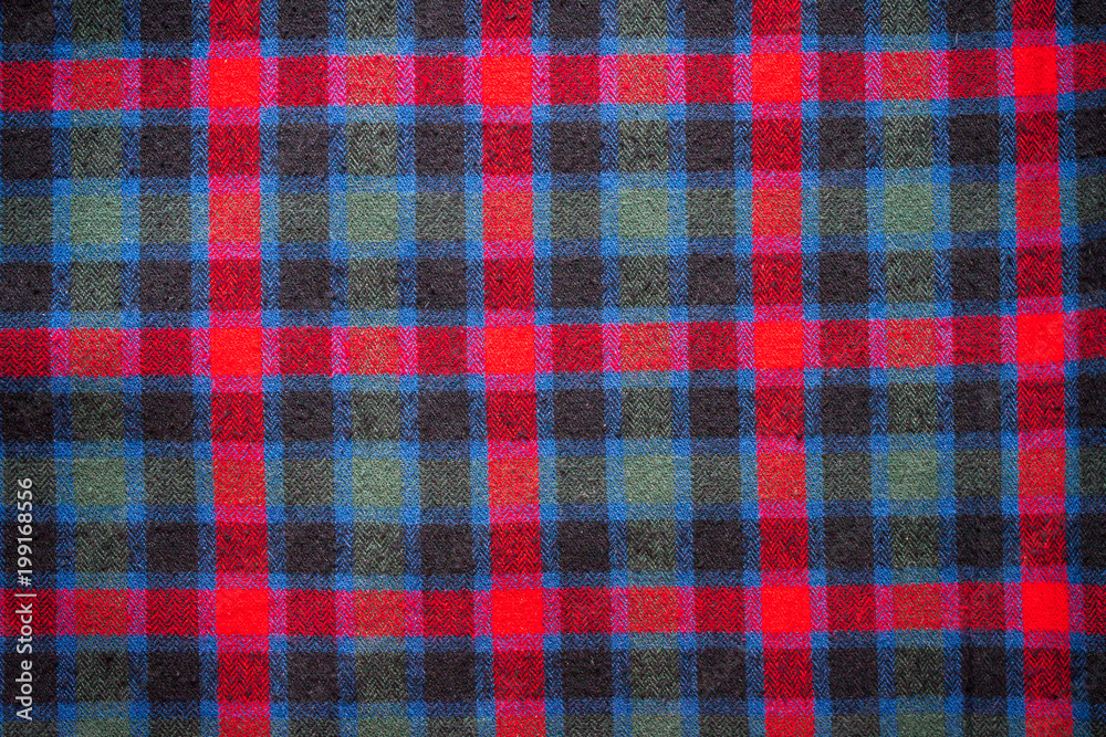 Pattern of checkered Scottish fabric to create a background Pattern of checkered Scottish fabric to create a background