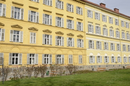 Wallpaper Mural Row of yellow buildings in Graz, Austria Torontodigital.ca