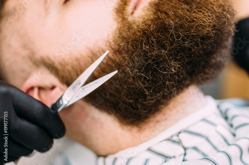 a man in a hair salon