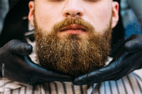 a man in a hair salon