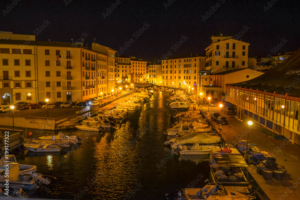 Livorno by Night, italy