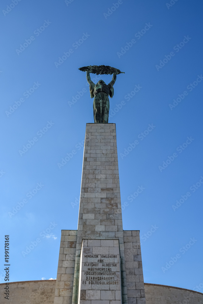 Liberty statue near the citadel on Gellert Hill Liberty statue near the citadel on Gellert Hill