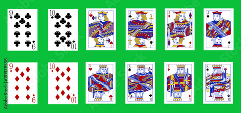 pinochle cards deck photo