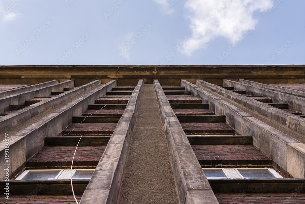 Turm Nalepastraße, hohes Gebäude von unten, Architektur, abstrakt Turm Nalepastraße, hohes Gebäude von unten, Architektur, abstrakt