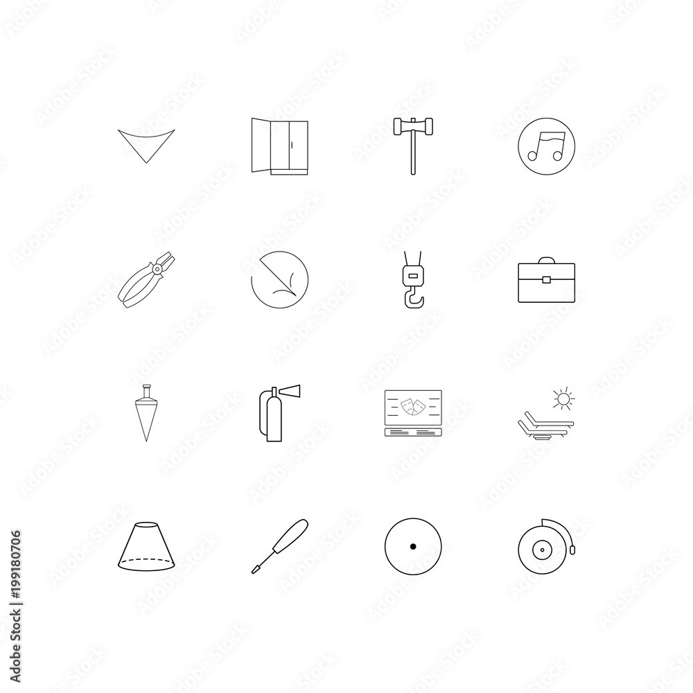 Industry simple linear icons set. Outlined vector icons Industry simple linear icons set. Outlined vector icons