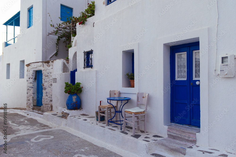 Entrance from a traditional Cycladic house