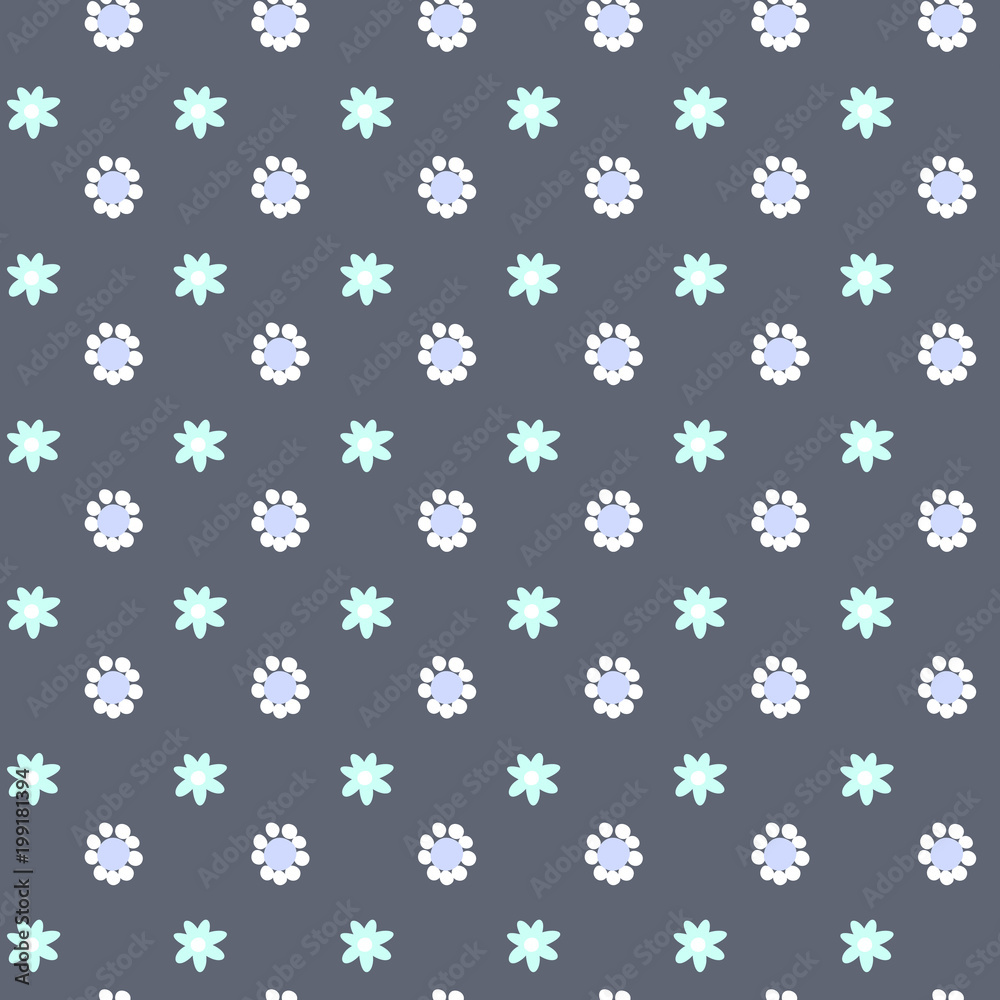 Simple pastel floral pattern Simple pastel floral pattern