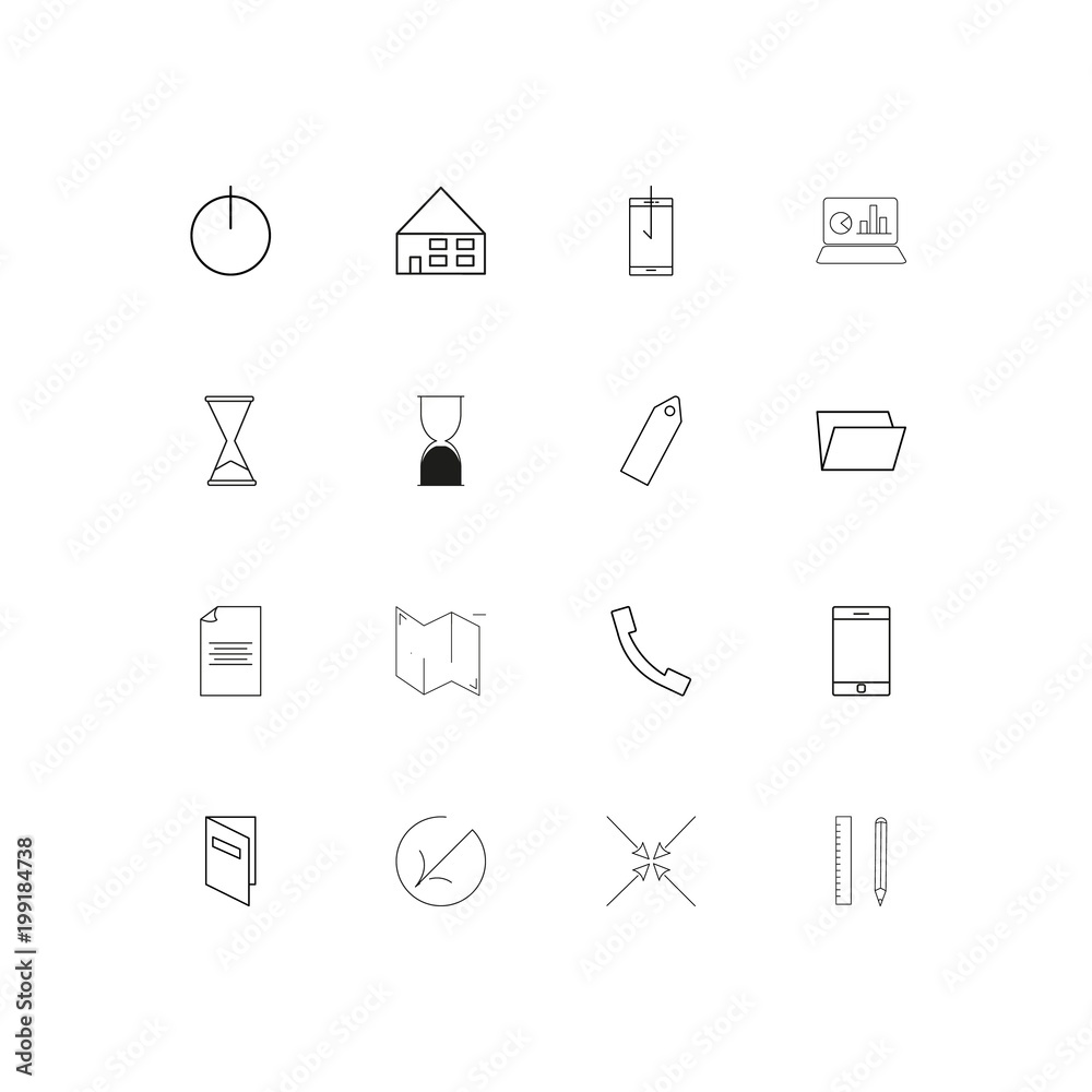 Web And Text simple linear icons set. Outlined vector icons Web And Text simple linear icons set. Outlined vector icons