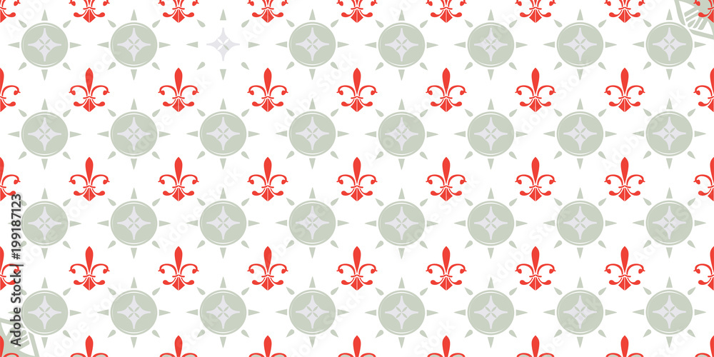 Fleur de lis or Fleur de luce seamless pattern: french lily wallpaper, cover or background. Fleur de lis or Fleur de luce seamless pattern: french lily wallpaper, cover or background.