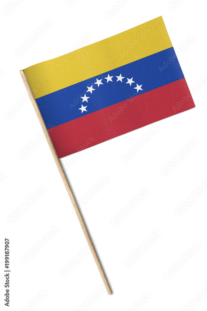Venezuela Small flag isolated on a white background Venezuela Small flag isolated on a white background