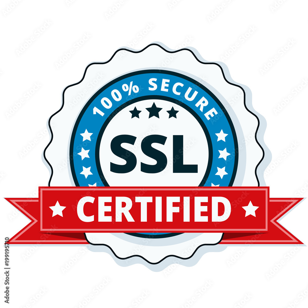 SSL Certified label illustration