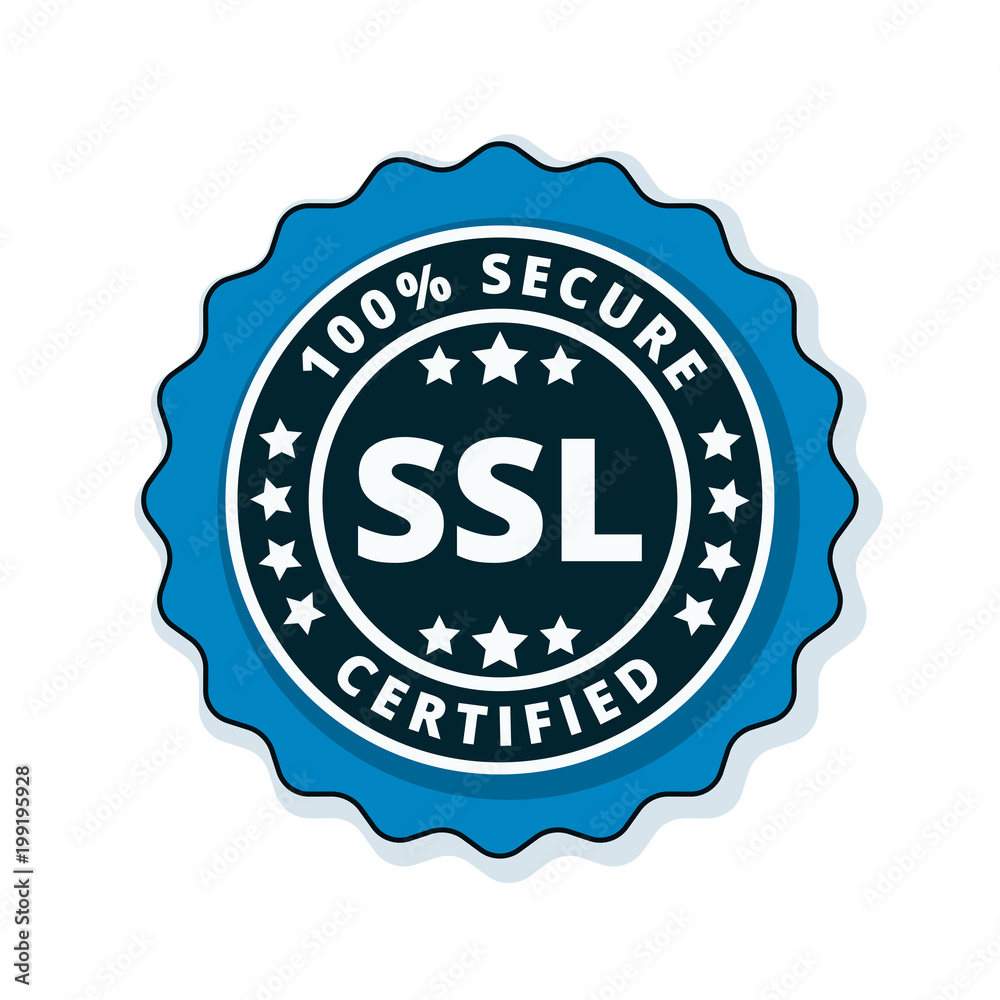 SSL Certified label illustration