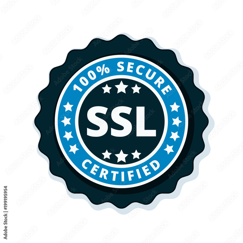 SSL Certified label illustration