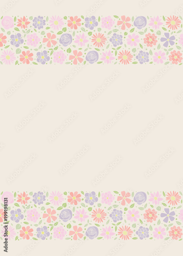 Elegant background with flowers in retro style. Mother's Day, Woman's Day and Valentine's Day. Vector. Elegant background with flowers in retro style. Mother's Day, Woman's Day and Valentine's Day. Vector.