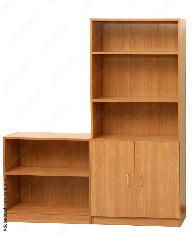 Empty wood shelf Empty wood shelf