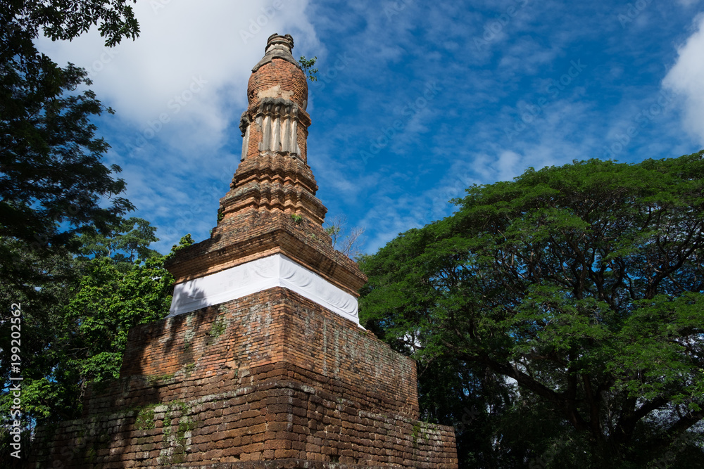 Wat Kalothai Historical Park in Kamphaeng Phet, Thailand (a part of the UNESCO World Heritage Site Historic Town of Sukhothai and Associated Historic Towns)