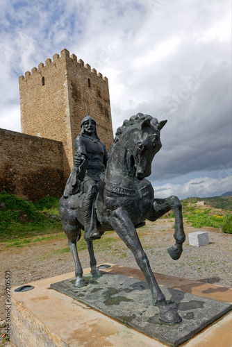 La statue equestre de Ibn Qasi, Mertola photo