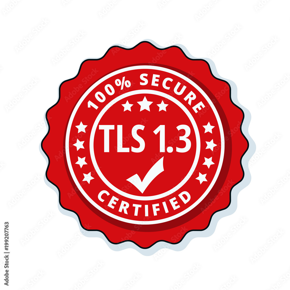 TLS 1.3 Certified label illustration TLS 1.3 Certified label illustration