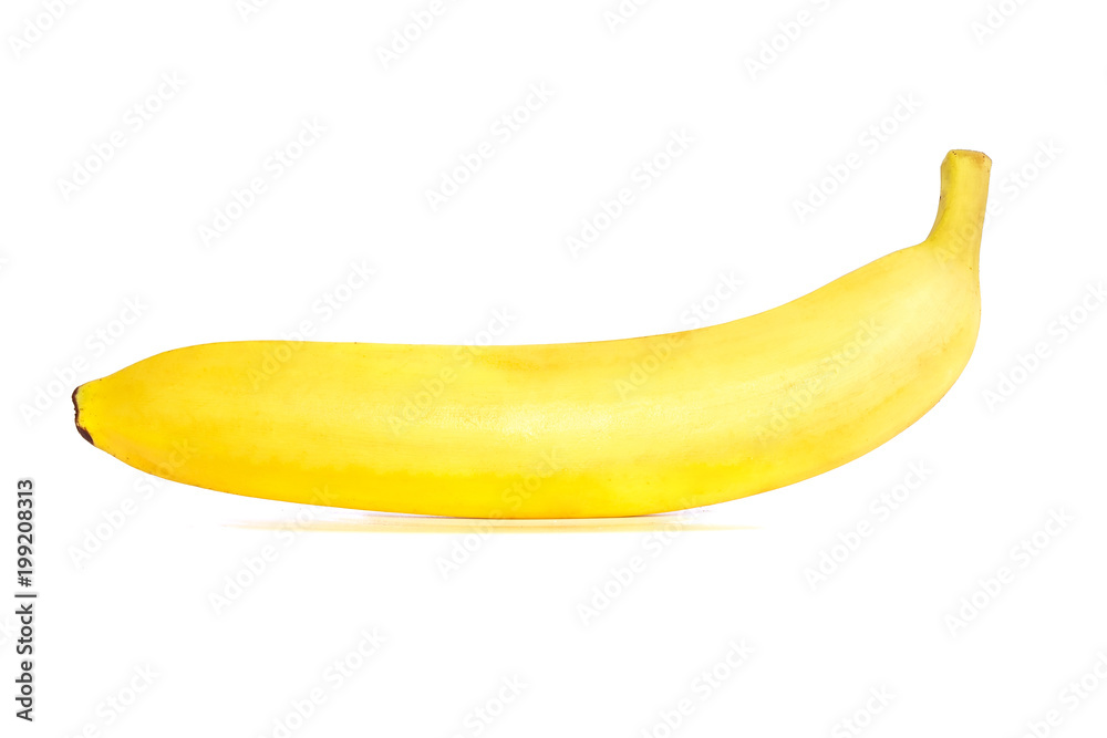 Banana closeup texture isolated on white background Banana closeup texture isolated on white background