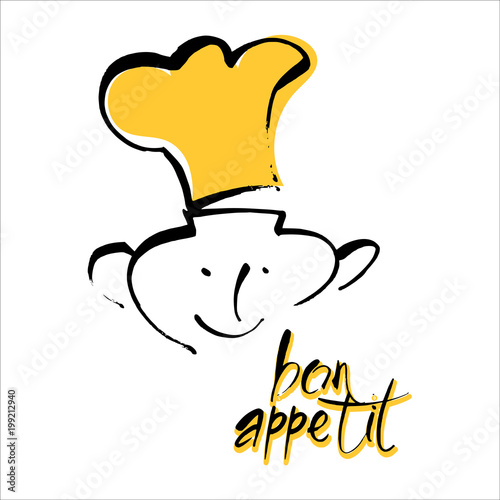 bon appetit lettering template