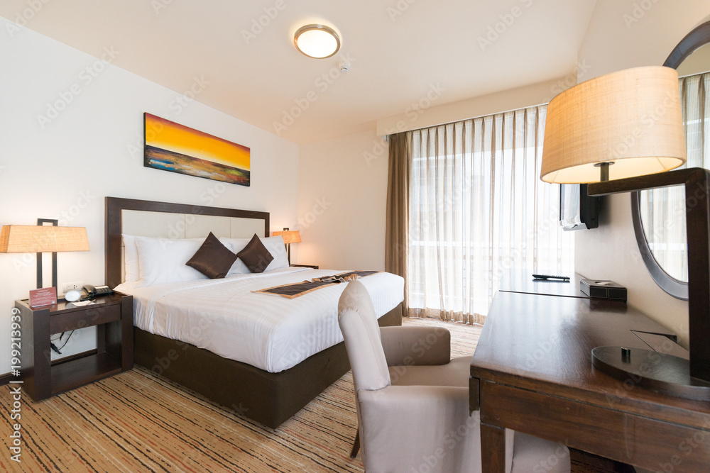 Fototapeta premium Luxury bedroom interior