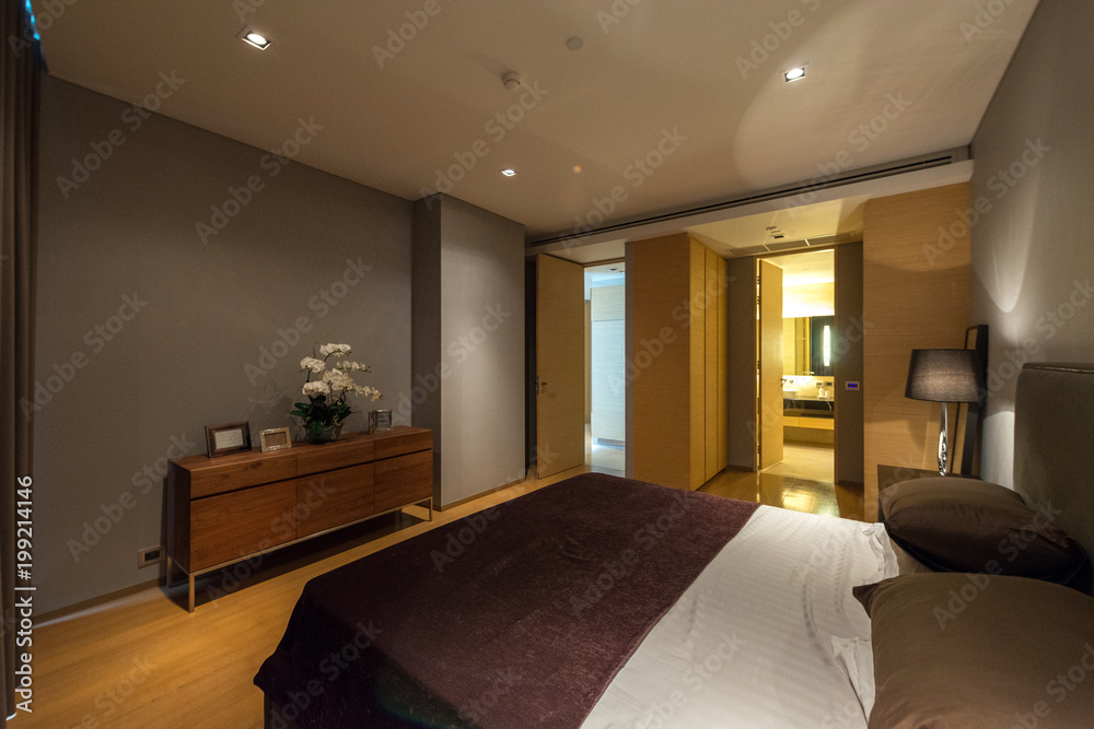 Fototapeta premium Luxury bedroom interior