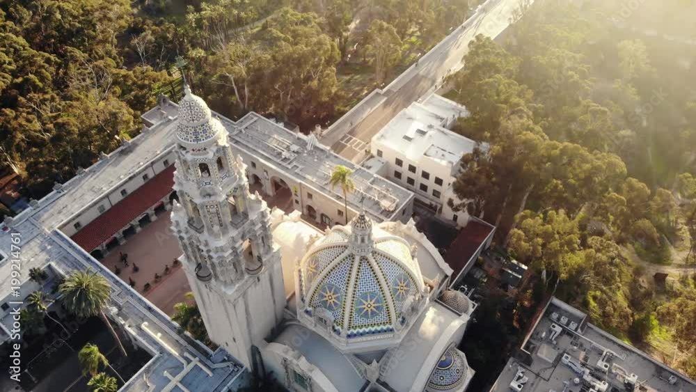 Architecture in balboa park in San Diego, California