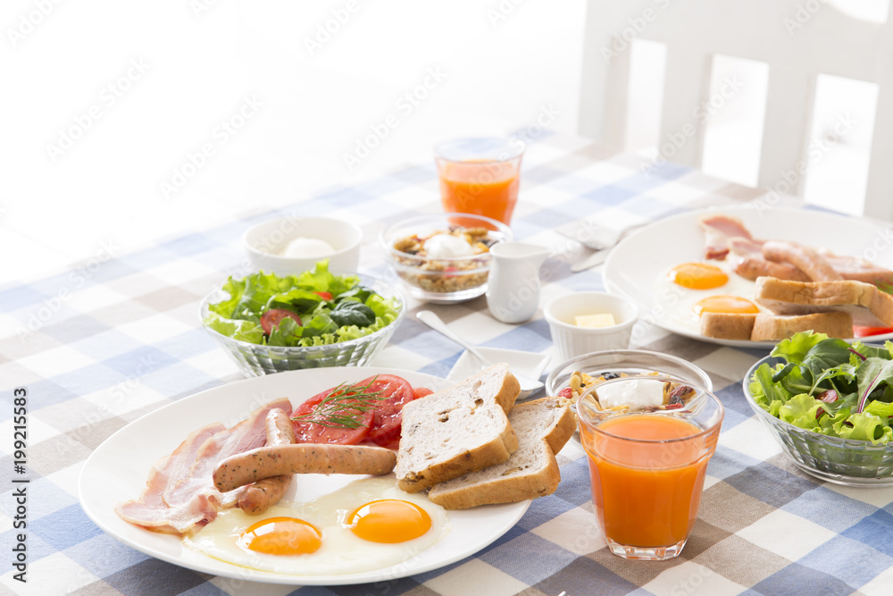 Fashionable breakfast