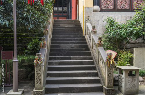 Fototapeta Naklejka Na Ścianę i Meble -  Chinese Stairway