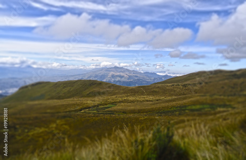 Vista panoramica de una montaña
