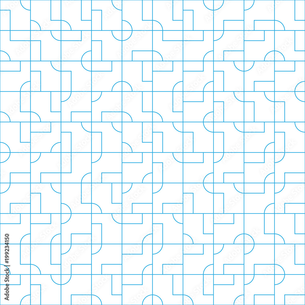 Abstract seamless pattern design with tiled geometric shapes Abstract seamless pattern design with tiled geometric shapes