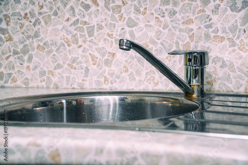 Faucet and Sink in the Kitchen © pro2audio