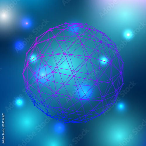 Abstract sphere shape