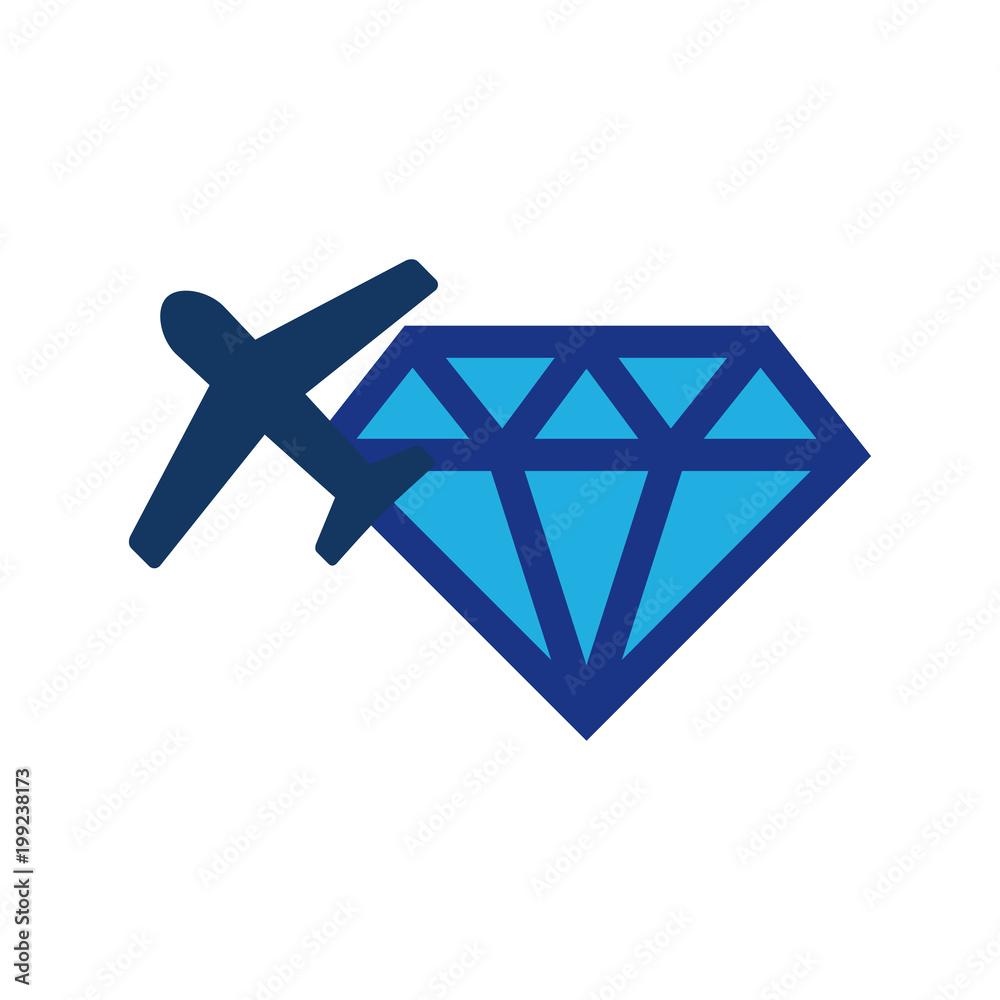 Diamond Travel Logo Icon Design Diamond Travel Logo Icon Design