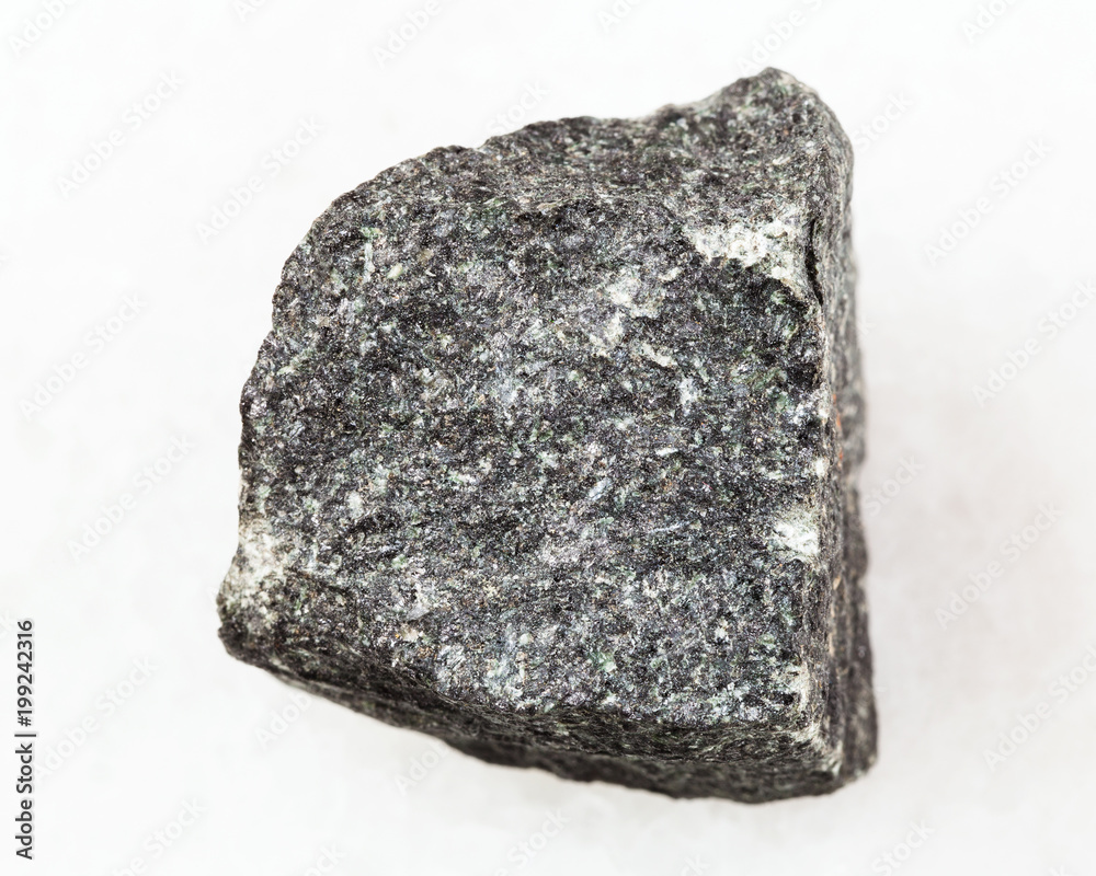 raw Gabbro stone on white raw Gabbro stone on white