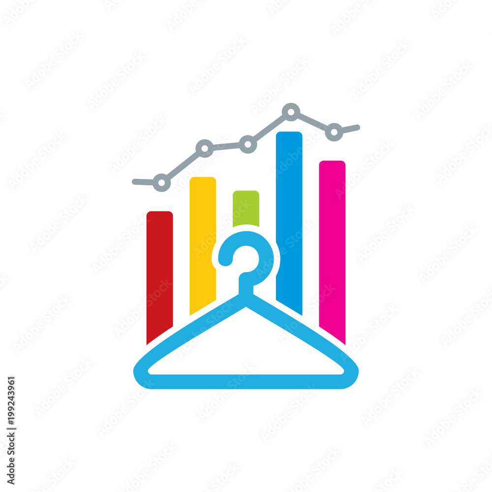 Laundry Analytic Logo Icon Design Laundry Analytic Logo Icon Design